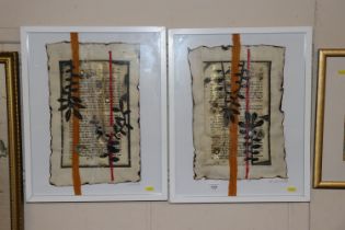 Alison Calverbert, abstract a pair