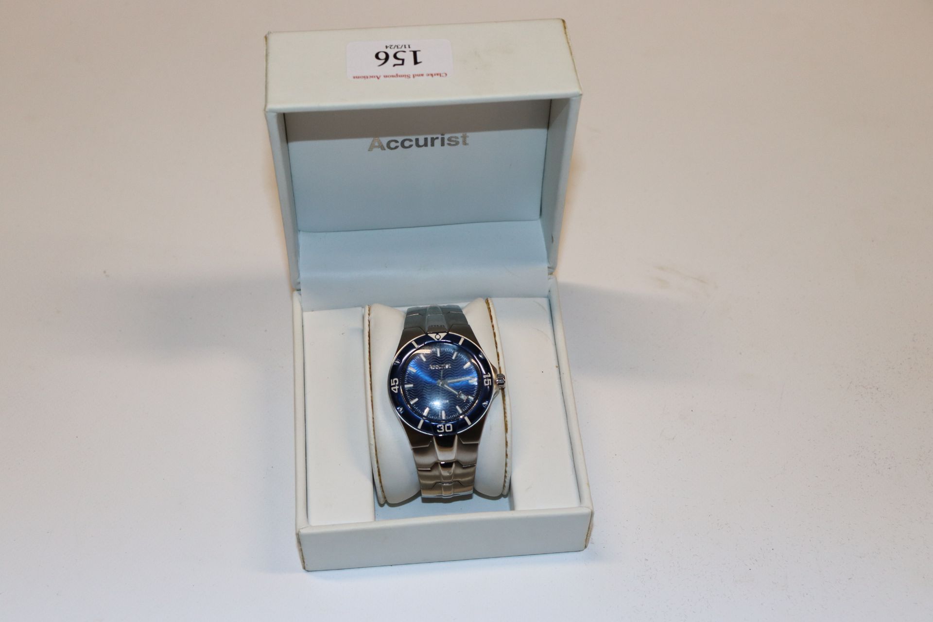 A boxed Gentleman's Accurist wrist watch