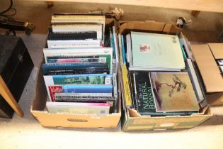 Two boxes of Bonsai tree related books