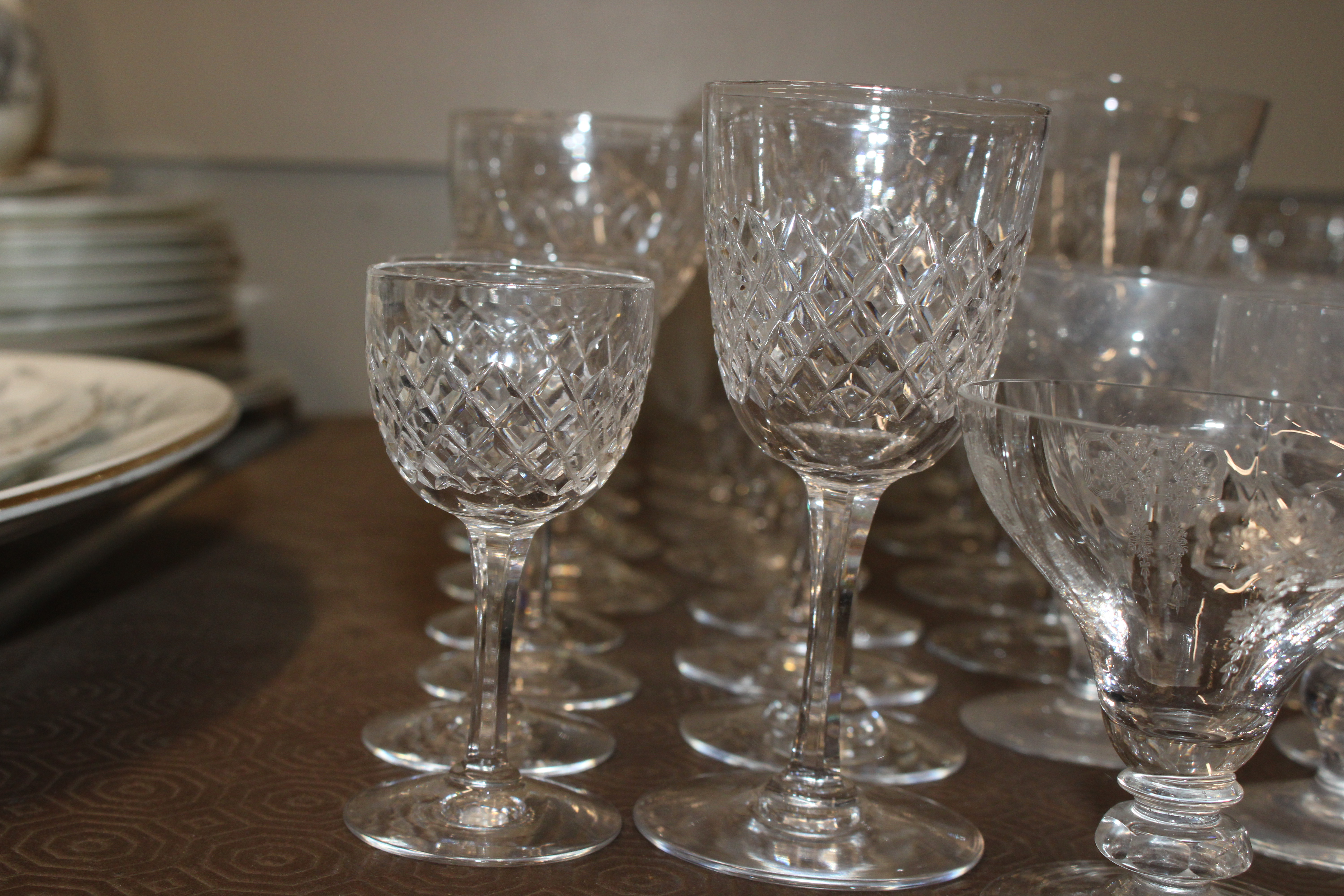 A collection of Stuart crystal and various Victori - Image 4 of 8