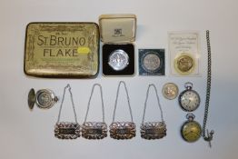 A St Bruno Flake advertising tin and contents to i