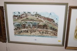 Glynn Thomas, pencil signed limited edition print, "Southw