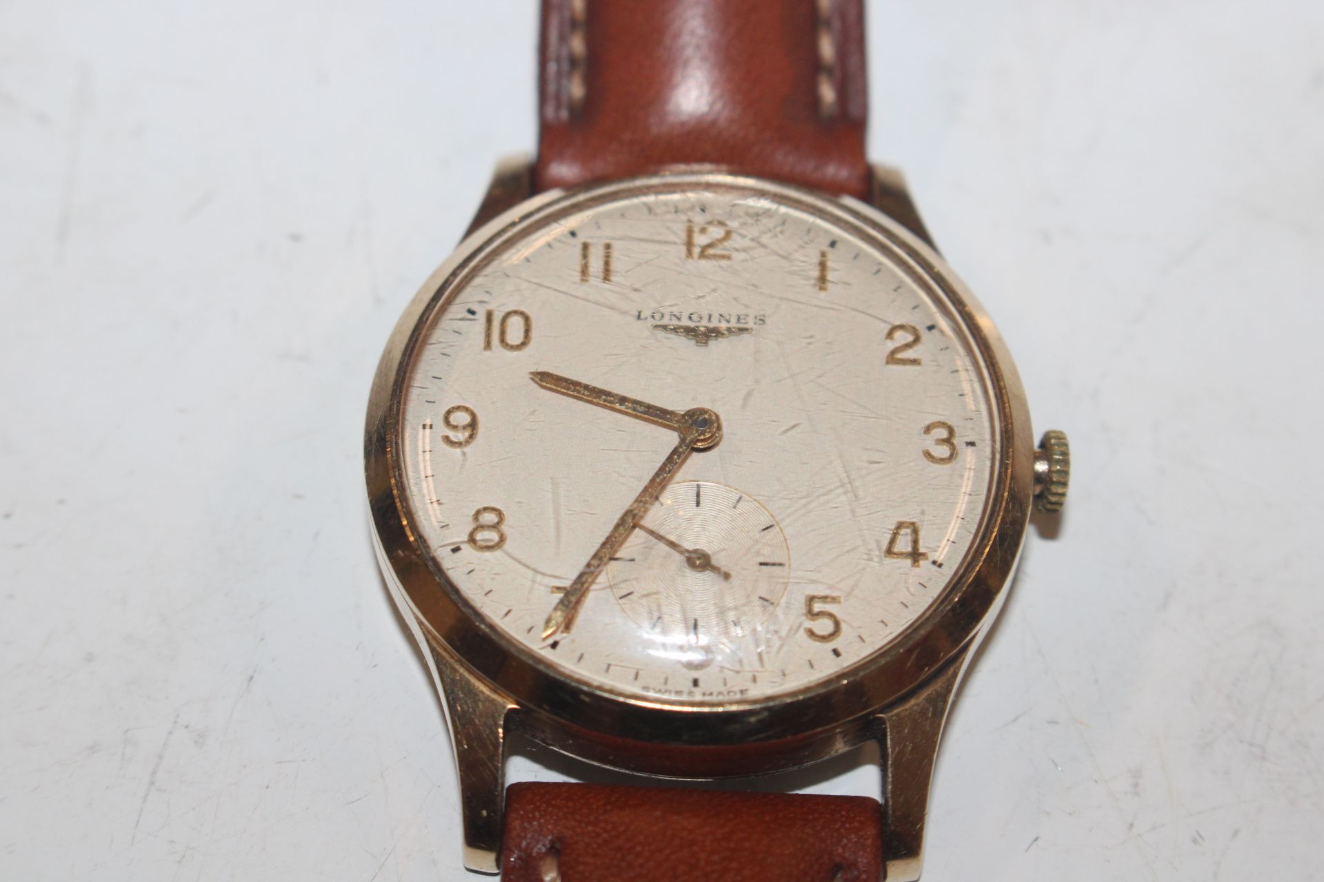 A 9ct gold cased gentleman's Longines wrist watch - Image 2 of 5