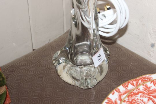 A Strathern glass table lamp - Image 2 of 4