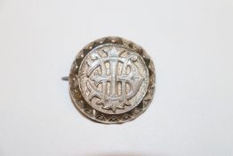 A Victorian silver brooch