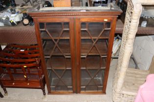 A 19th Century mahogany bookcase top