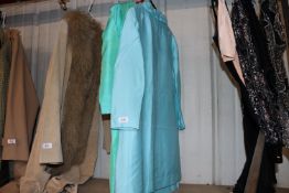 Two outfits by (50's style) Barnard Ferris blue /