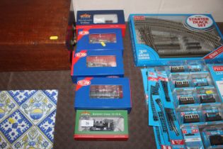 Three Heljan model railway items, a Bachmann narro