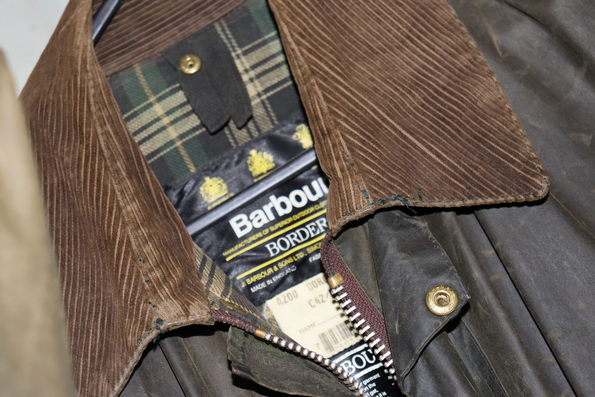 Four items of men's clothing Burberry, Barbour wax - Image 5 of 6