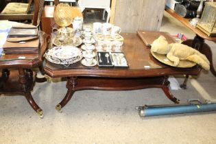 A Charles Barr mahogany coffee table