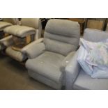 A reclining arm chair