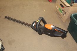 A Von Haus cordless electric hedge trimmer lacking