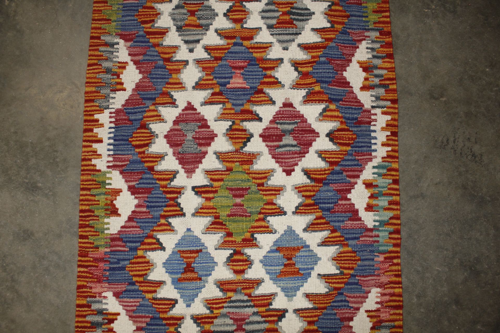 A Chobi Kilim runner approx. 5' x 2'2" - Image 2 of 3