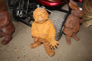 A cast iron statue in the form of Mr Toad (117)