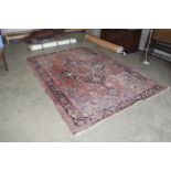 An Eastern rug of Caucasian design AF approx. 10'