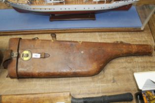 A Leg of Mutton leather gun case