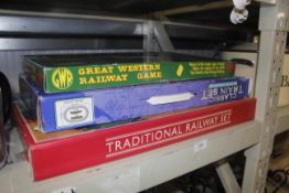 A boxed Great Western Railway game; a battery oper
