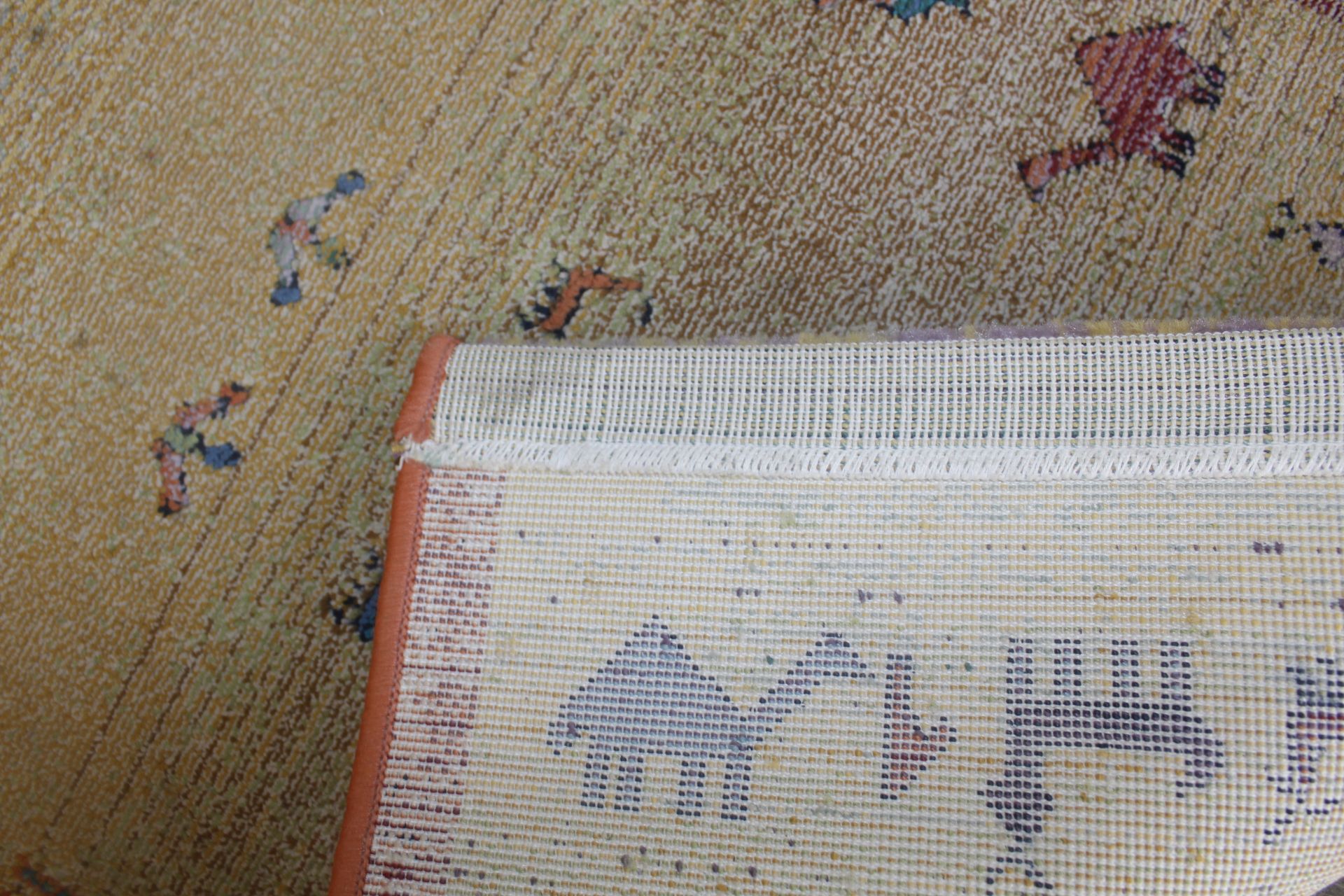 A Gabbeh rug with stylised animal decoration appro - Image 3 of 3