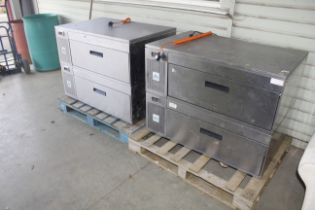 Two Adande twin under counter professional fridges