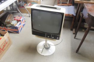 A Philips television on stand, sold as collectors item