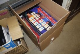 A box of miscellaneous games