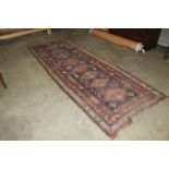 An eastern Caucasian patterned rug AF approx. 11'3