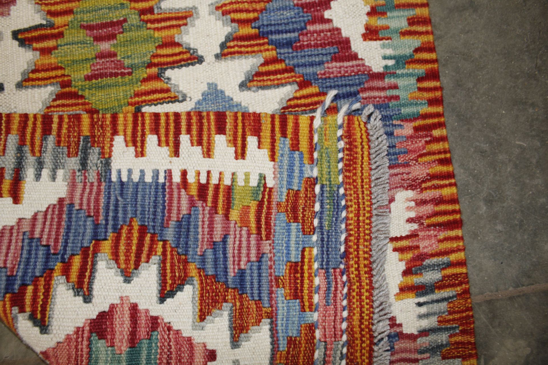 A Chobi Kilim runner approx. 5' x 2'2" - Image 3 of 3