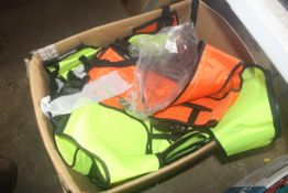 A quantity of Omouboi floating jackets and vests