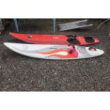 A Mistral Heat 8'4" water sports board