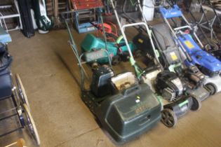 A Atco commodore B17 petrol cylinder mower with fr