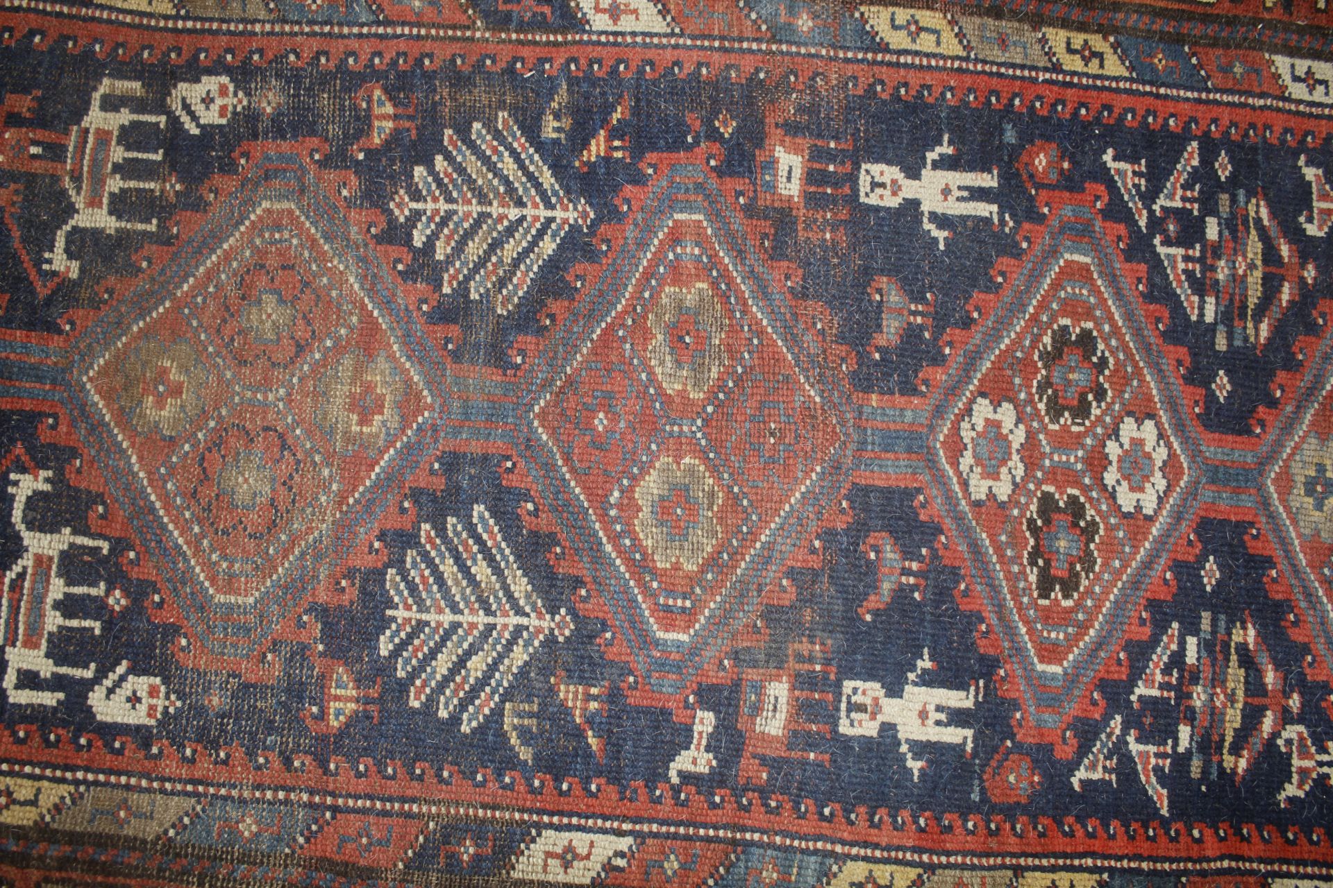 An eastern Caucasian patterned rug AF approx. 11'3 - Image 2 of 6