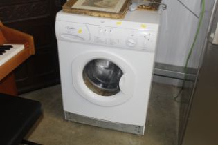 A Hotpoint washing machine