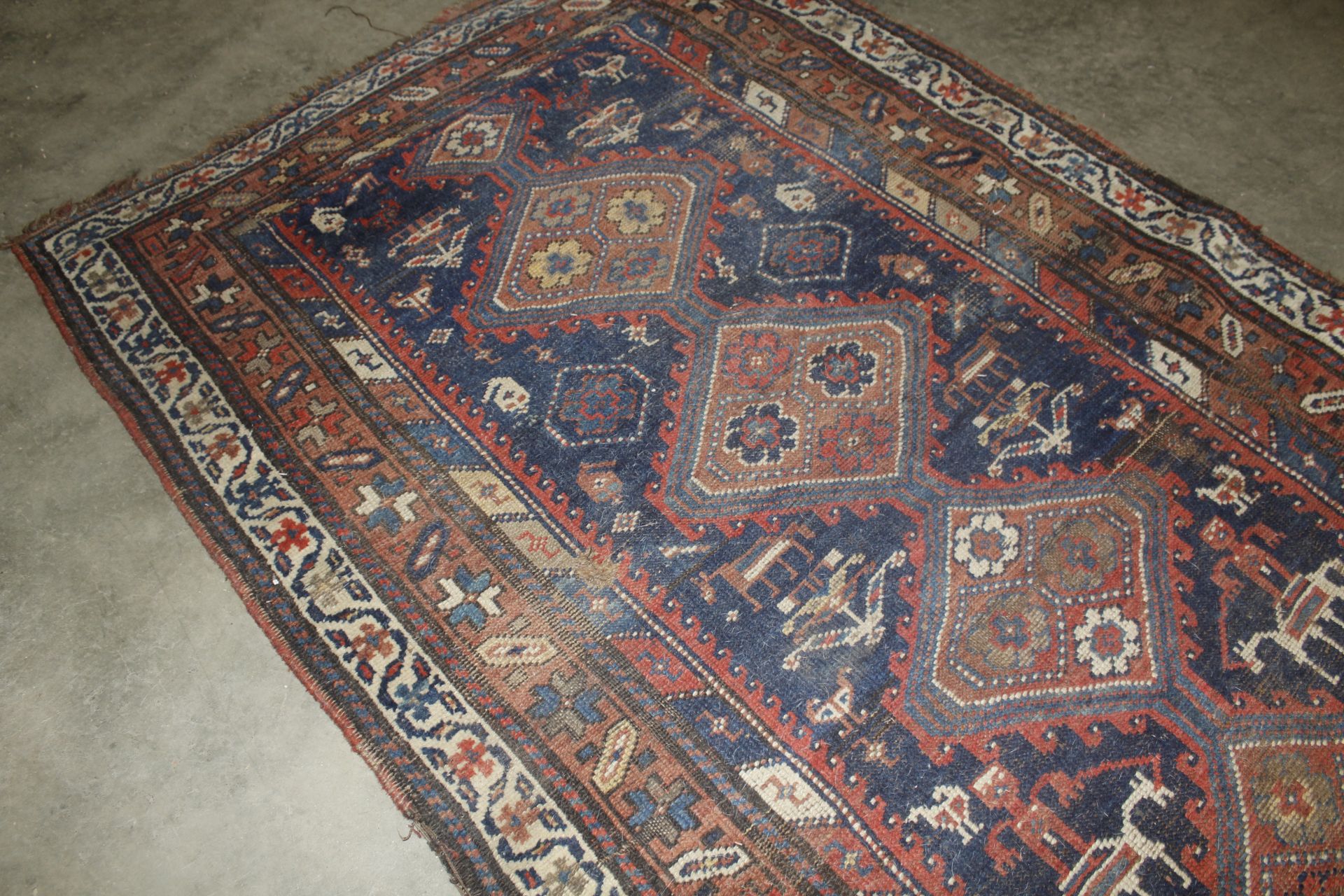 An eastern Caucasian patterned rug AF approx. 11'3 - Image 3 of 6