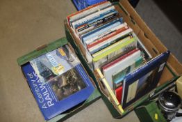 Two boxes of miscellaneous railway related books