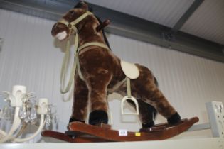 A child's rocking horse