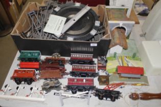 A collection of Hornby and other '0' gauge railway