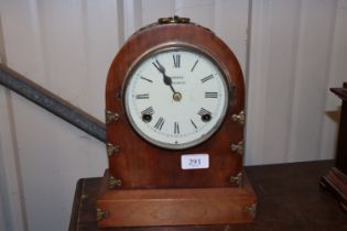 A late 19th Century mahogany mantel timepiece by W