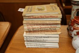 A run of Beatrix Potter books, published by F. War