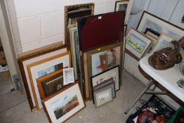 A large collection of miscellaneous oil paintings,