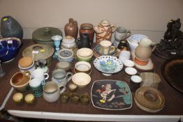 A large quantity of various Studio pottery