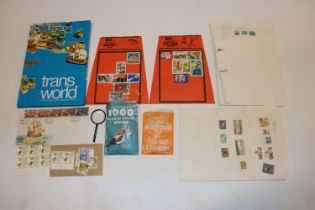 A folder of various stamps