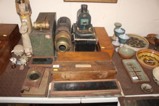 A collection of miscellaneous Magic Lantern slides