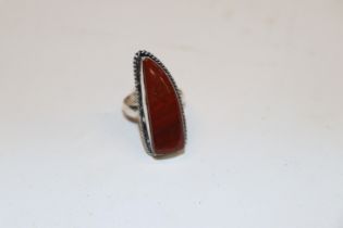 A Carnelian set ring