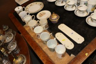 A quantity of Royal commemorative ware; two china