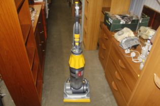 A Dyson DC07 upright vacuum cleaner