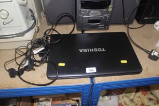 A Toshiba laptop