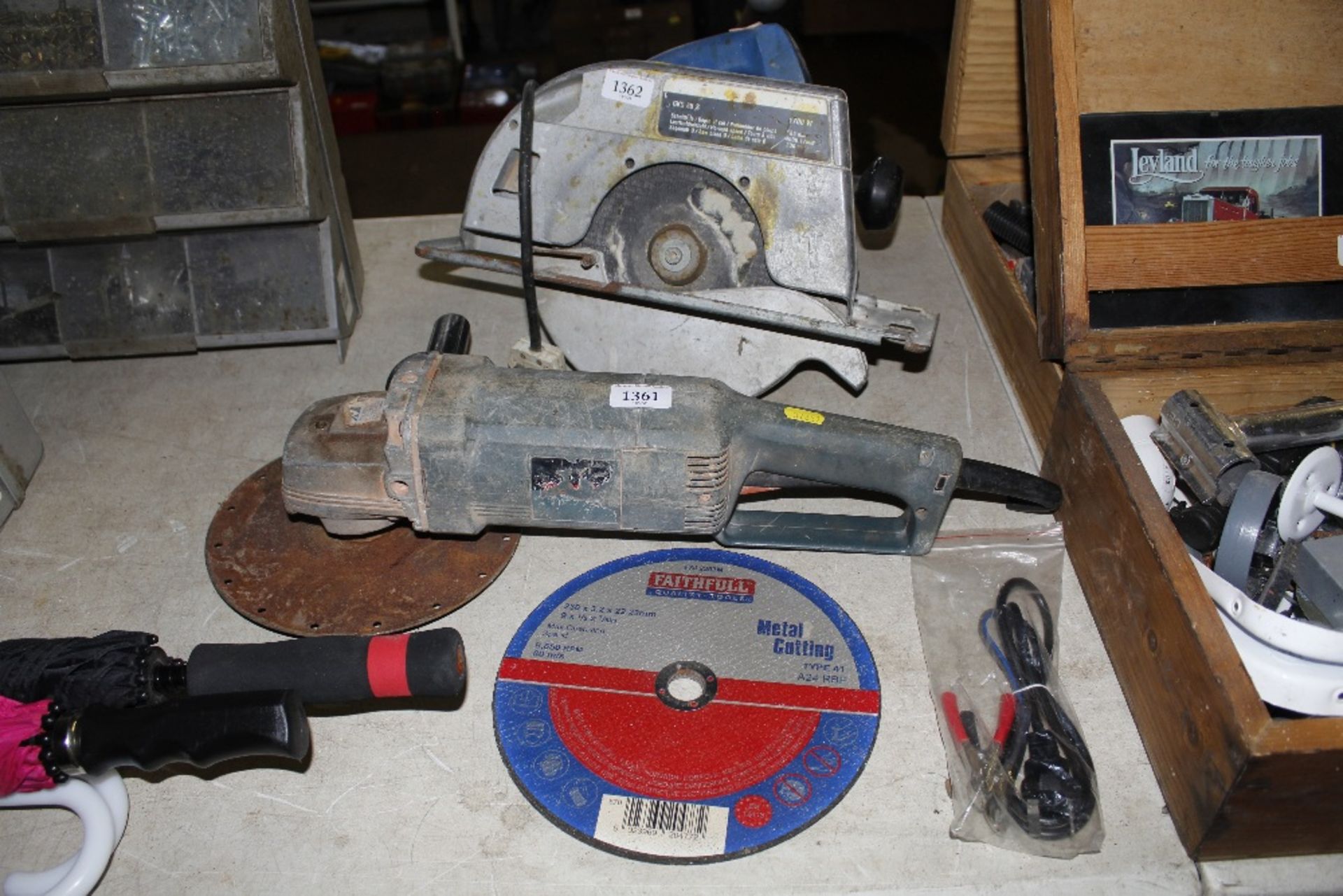 A Proline disc cutter lacking lead, together with