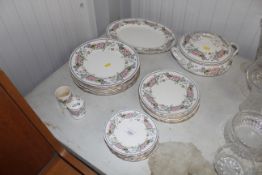 A collection of Crown Staffordshire "Chelsea Manor