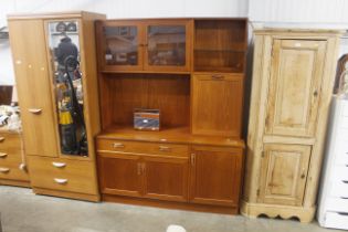 A G-plan teak wall unit