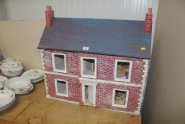 A dolls house and part contents
